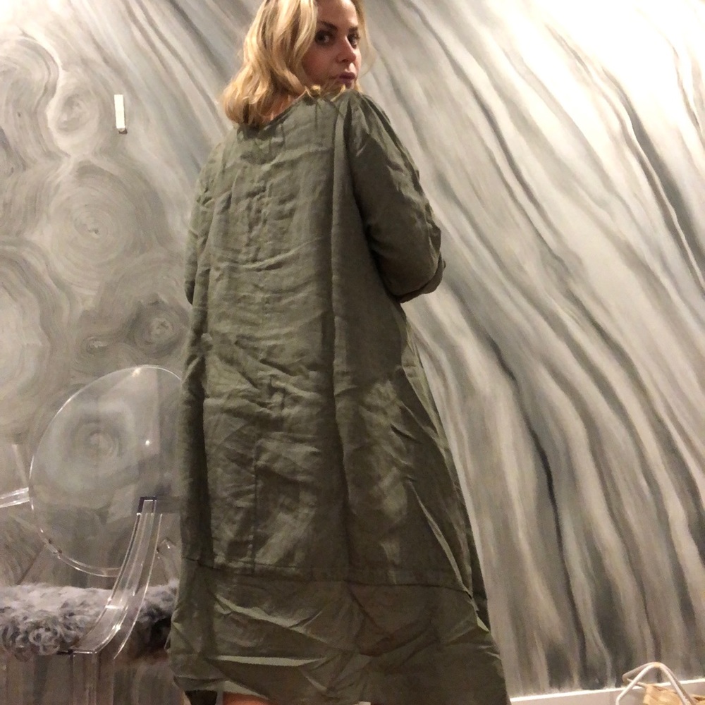 Italian Oversize linen dress